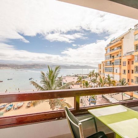 En Primera Linea De La Playa De Las Canteras Vista Al Mar Лас Палмас де Гран Канария Екстериор снимка