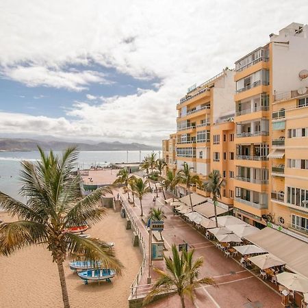 En Primera Linea De La Playa De Las Canteras Vista Al Mar Лас Палмас де Гран Канария Екстериор снимка