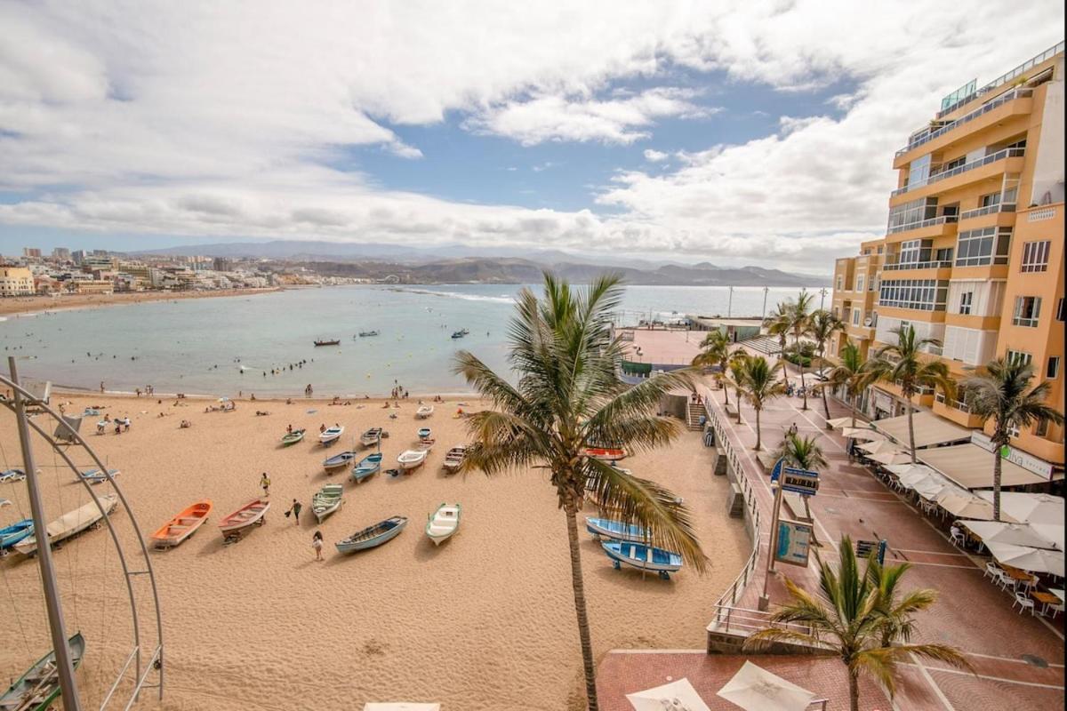 En Primera Linea Playa De Canteras Vista Al Mar Lightbooking Apartment Лас Палмас де Гран Канария Екстериор снимка